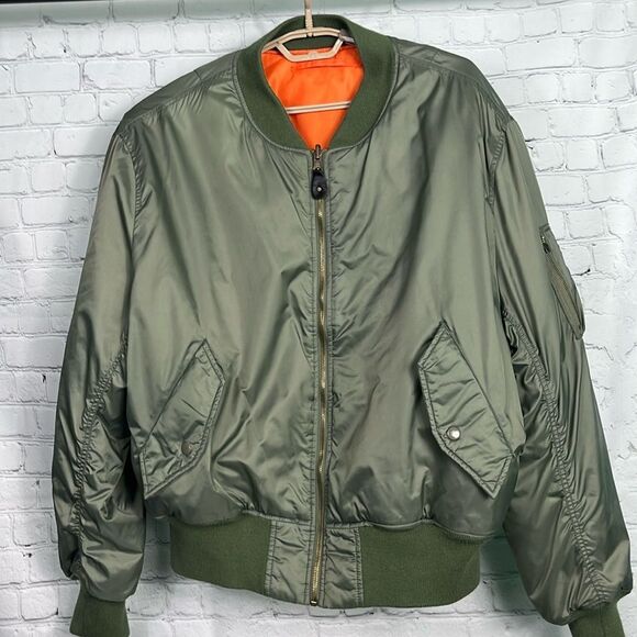 Knox Armory Alpha Industries Green Special Ops Jacket Reversible Size Large - Picture 1 of 6